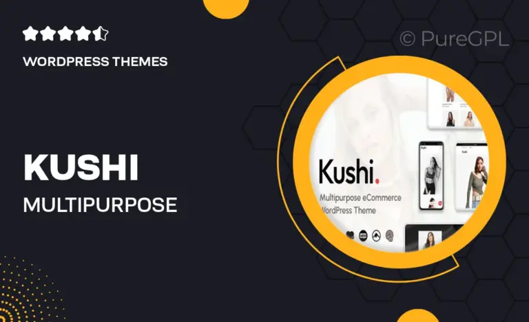 kushi multipurpose woocommerce theme