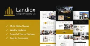 Landiox – Single Property WordPress Theme