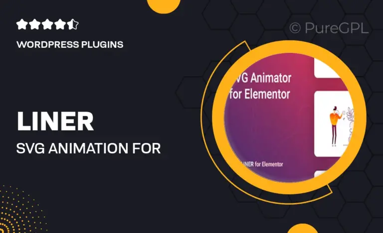 liner svg animation for elementor