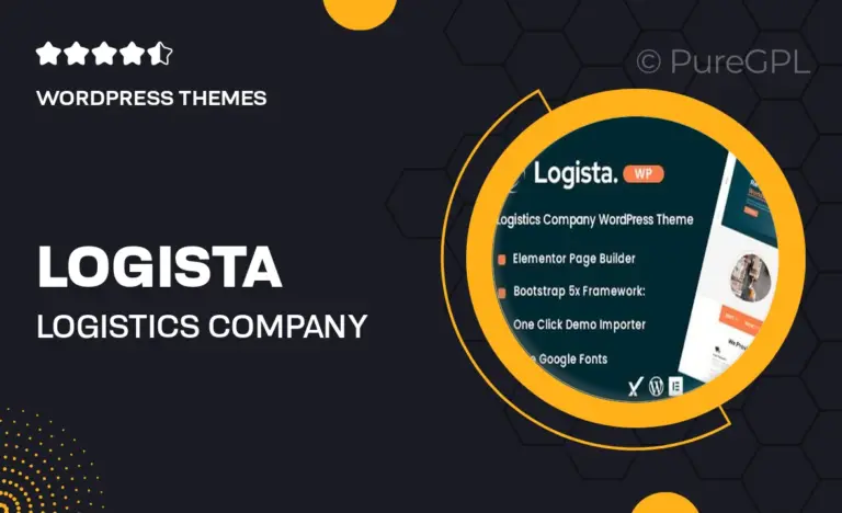 logista logistics company wordpress theme