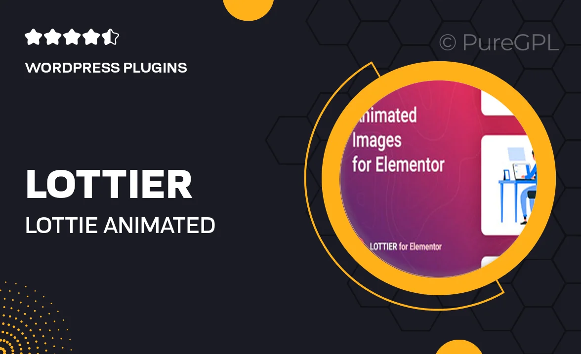 Lottier – Lottie Animated Images for Elementor