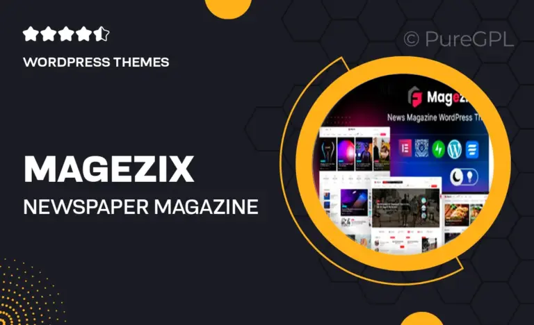 magezix newspaper magazine wordpress theme