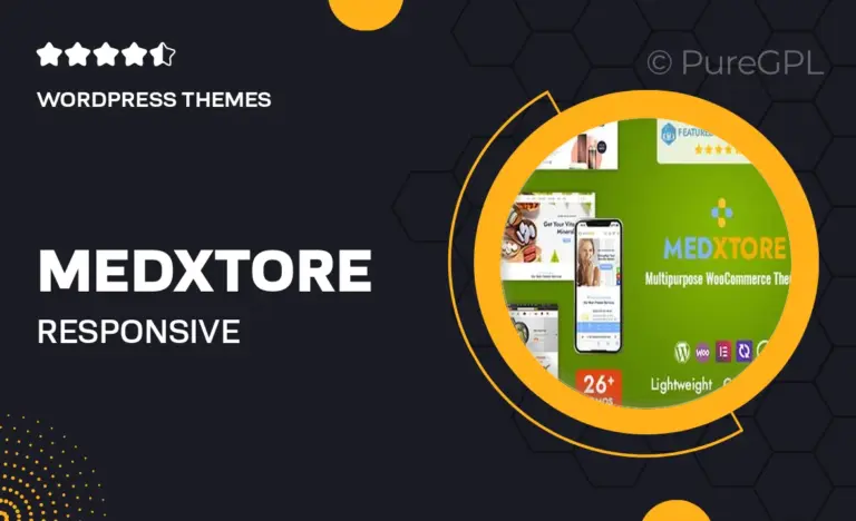 medxtore responsive multipurpose elementor woocommerce wordpress theme