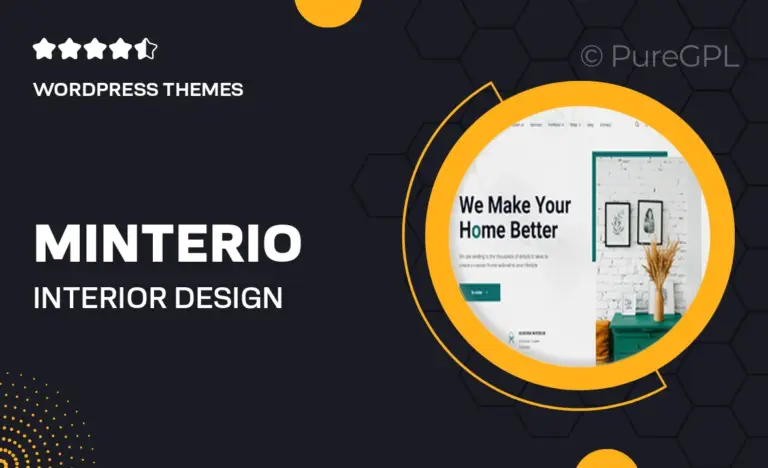 minterio interior design wordpress theme