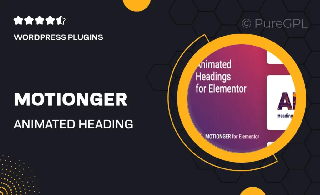 Motionger – Animated Heading for Elementor 43 Motionger – Animated Heading for Elementor
