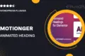 Motionger – Animated Heading for Elementor