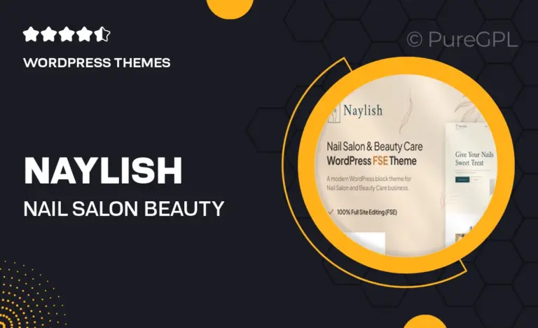 naylish nail salon beauty care fse wordpress theme