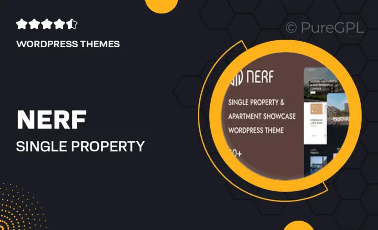 nerf single property wordpress theme