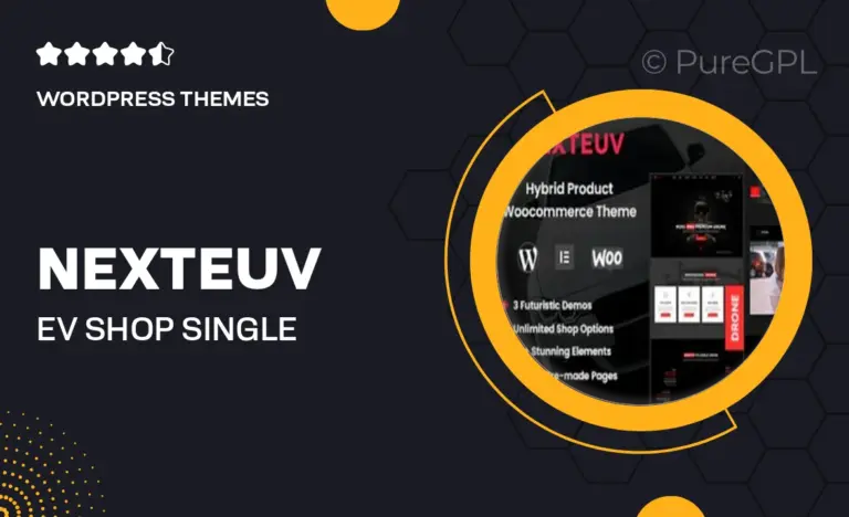 nexteuv ev shop single product store