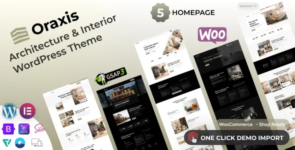 Oraxis – Architecture and Interior Design WordPress Theme