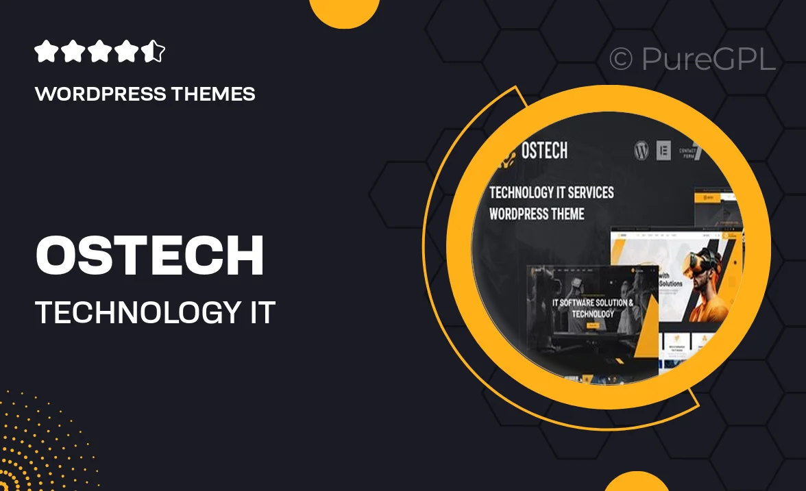 Ostech – Technology IT Services WordPress Theme