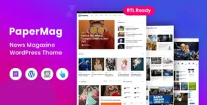 PaperMag – News Magazine WordPress Theme