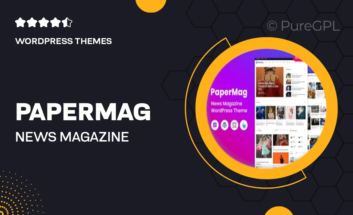 PaperMag – News Magazine WordPress Theme