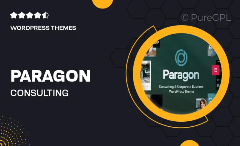 paragon consulting corporate business wordpress theme