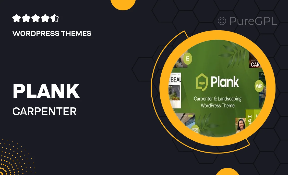 Plank – Carpenter & Landscaping WordPress Theme