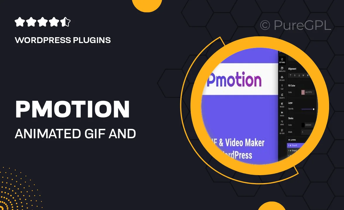 Pmotion – Animated GIF and Video Maker For WordPress