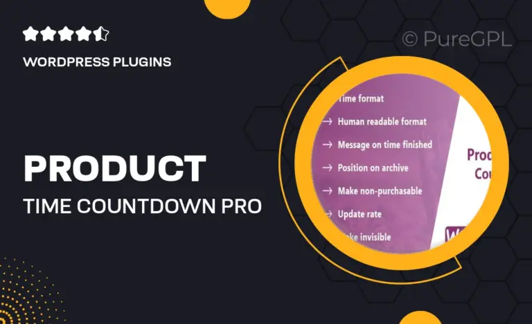 product time countdown pro for woocommerce