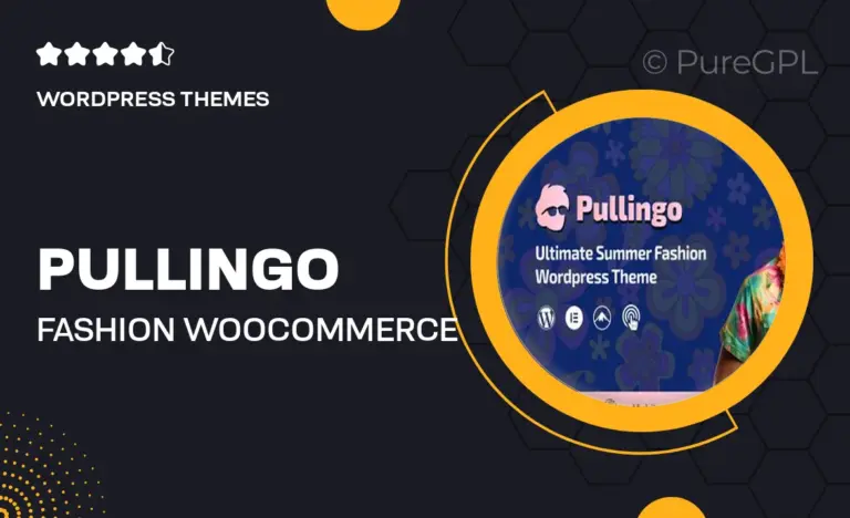 pullingo fashion woocommerce theme