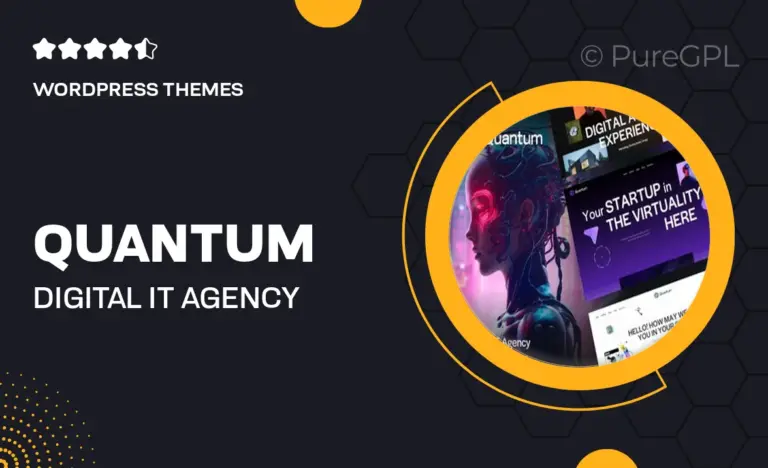 quantum digital it agency wordpress theme