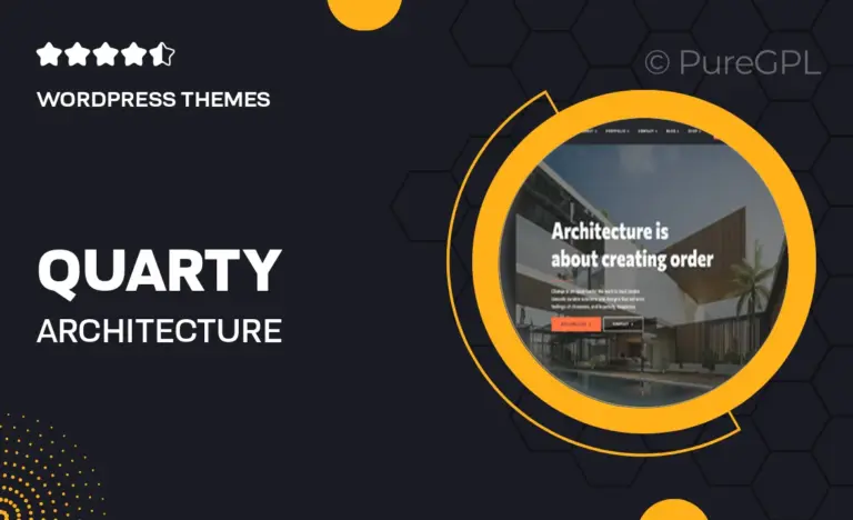 quarty architecture interior design wordpress theme