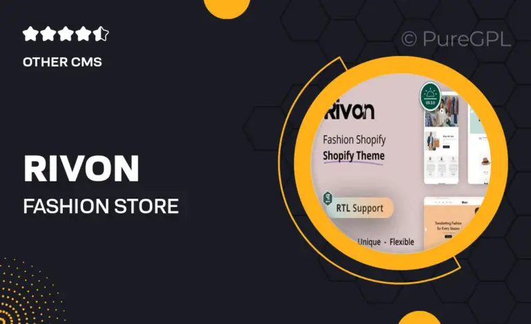 rivon fashion store shopify theme os 2 0