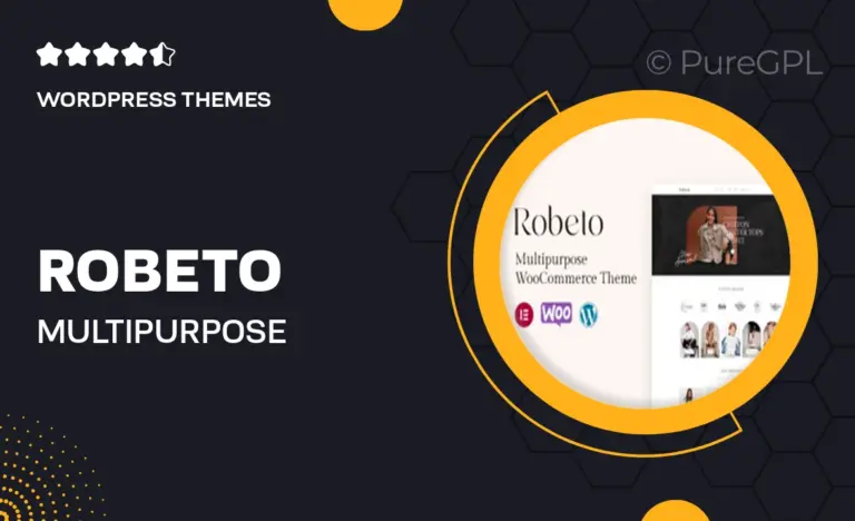 robeto multipurpose woocommerce theme