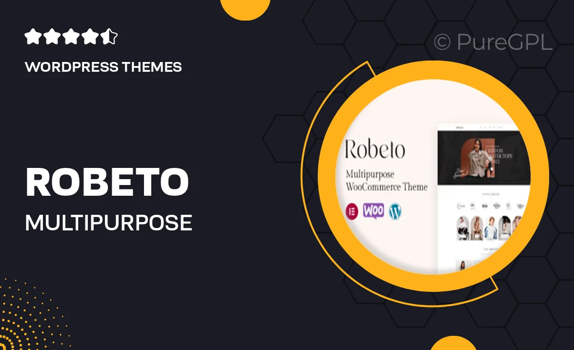 Robeto – Multipurpose WooCommerce Theme