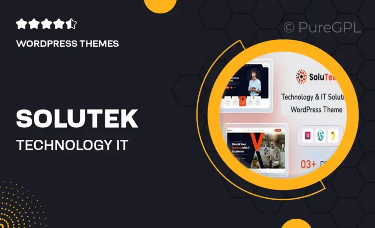 solutek technology it services wordpress theme