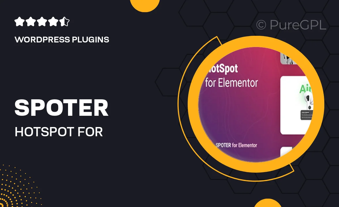 Spoter – Hotspot for Elementor