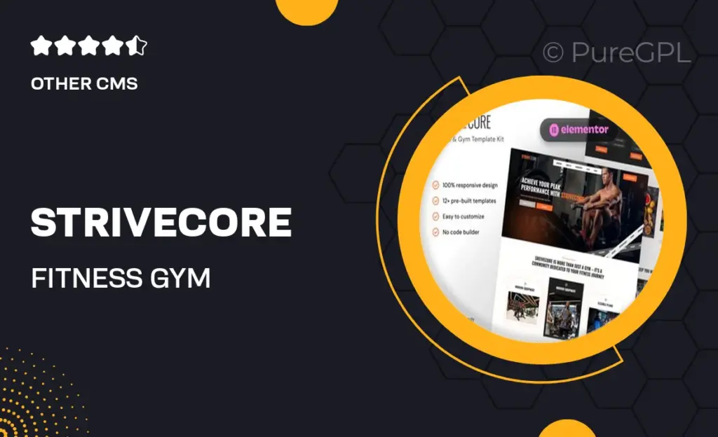 StriveCore – Fitness & Gym Elementor Template Kit 34 StriveCore – Fitness & Gym Elementor Template Kit
