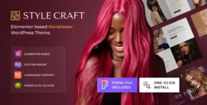Style Craft – Hairdresser & Hair Salon WordPress Theme