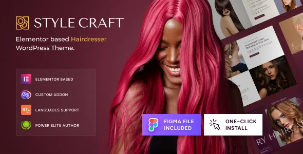 Style Craft – Hairdresser & Hair Salon WordPress Theme