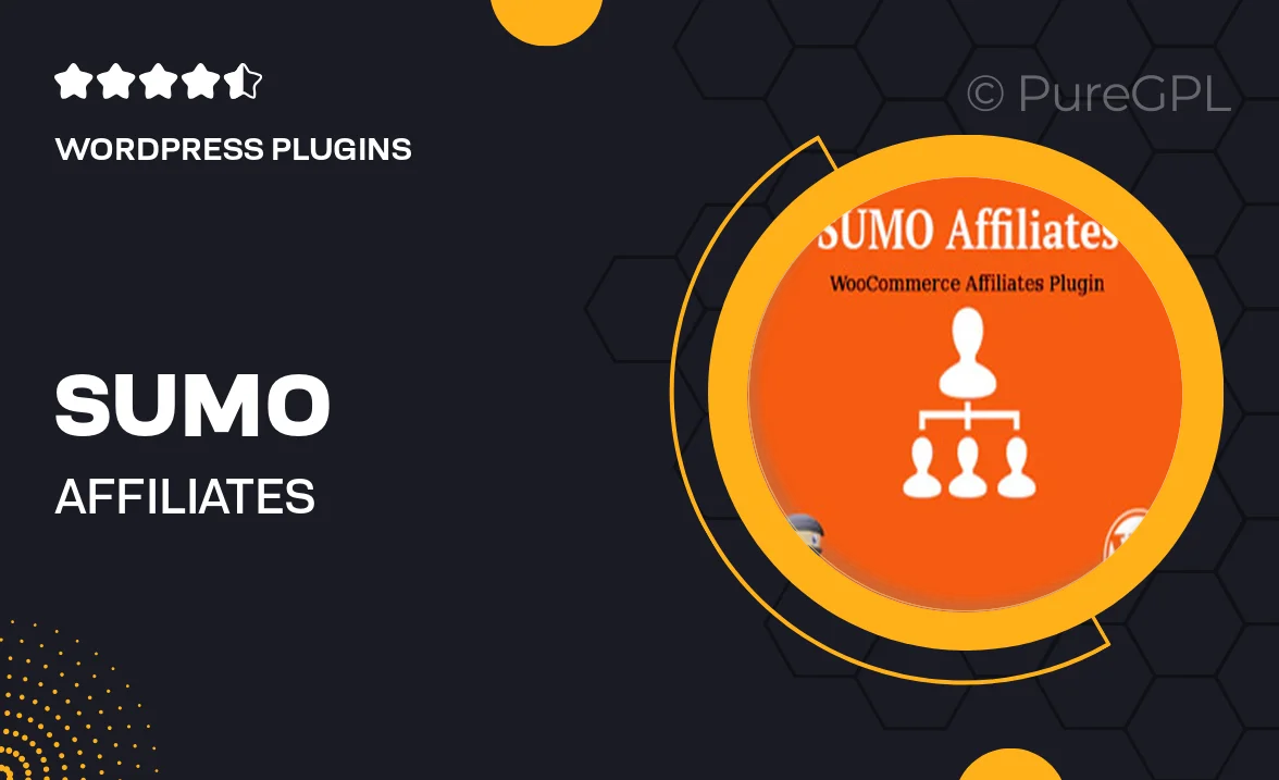 SUMO Affiliates – WooCommerce Affiliate System