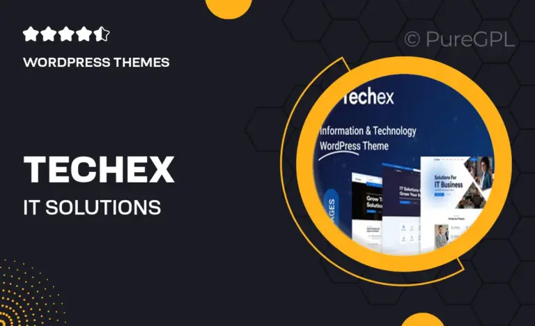 techex it solutions technology wordpress theme
