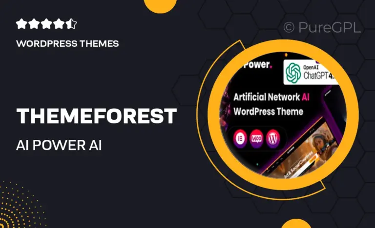 themeforest ai power ai wordpress theme
