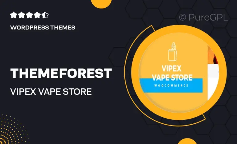 themeforest vipex vape store theme