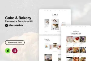 Tiffa – Cake & Bakery Elementor Template Kit