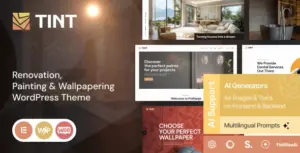 Tint – Renovation, Painting & Wallpapering WordPress Theme