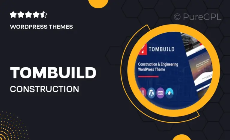 tombuild construction engineering wordpress theme