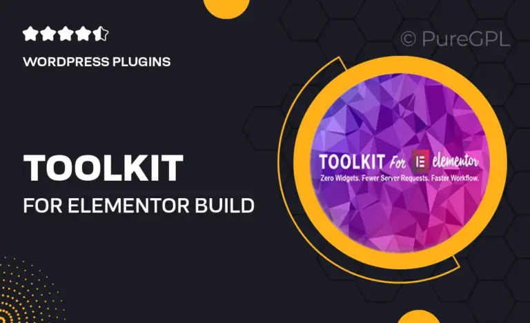 toolkit for elementor build faster elementor sites with toolkit