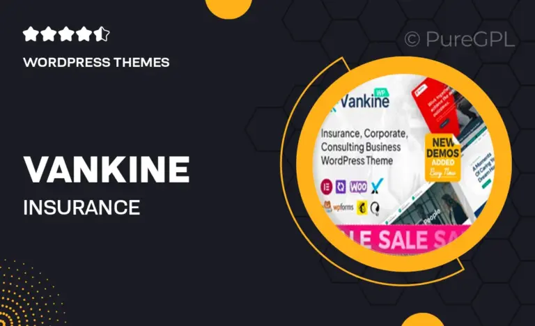 vankine insurance consulting business wordpress theme