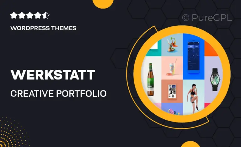 werkstatt creative portfolio wordpress theme