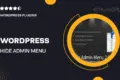 WordPress Hide Admin Menu Plugin