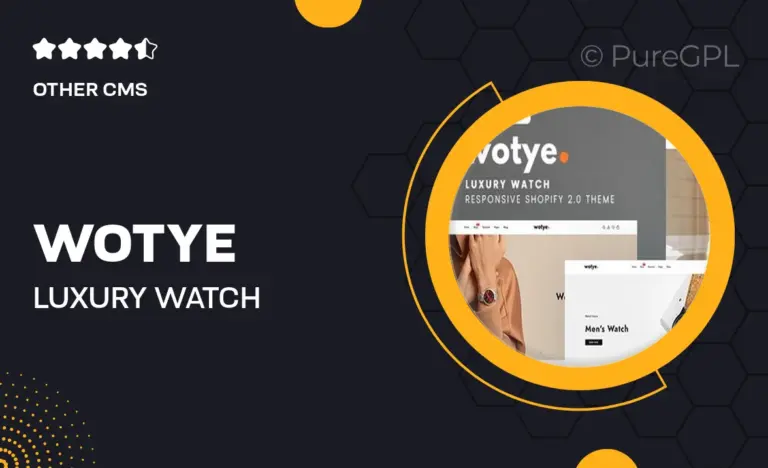 wotye luxury watch shopify 2 0 theme