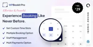 WPBookit Pro – Appointment Booking WordPress Plugin