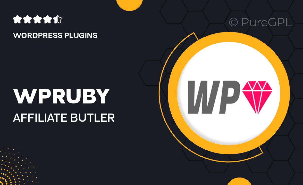 WPRuby | Affiliate Butler Pro