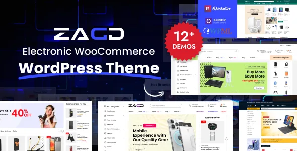 Zagg – Electronics & Accessories WooCommerce WordPress Theme