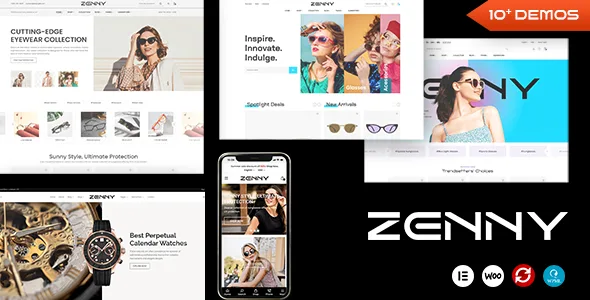 Zenny – Jewelry, Watches & Glasses Elementor WooCommerce WordPress Theme