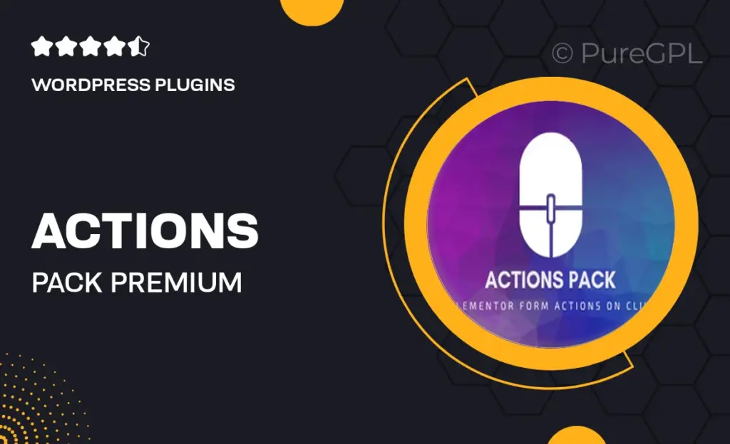 Actions Pack Premium 56 Actions Pack Premium