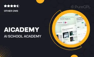Aicademy – AI School & Academy Elementor Template Kit